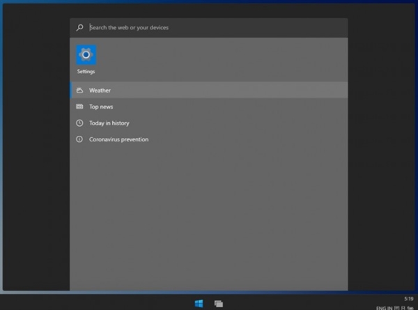 到底如何？Windows10X系统截图流出全新开始菜单