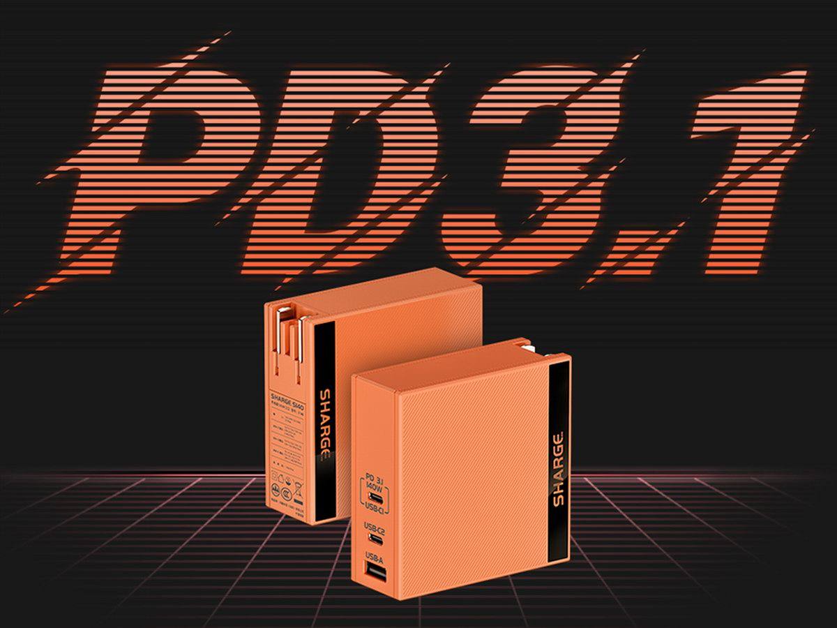 闪极PD3.1 140W充电器开售,比原厂充电器接口更多体积更小-充电头网