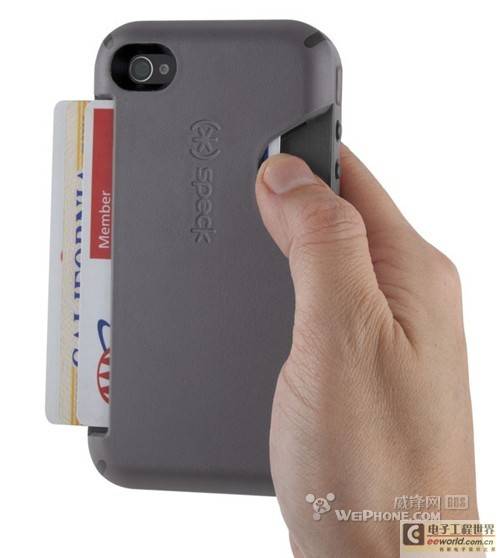 方便出行懒人必备 能带信用卡的iPhone4保护套