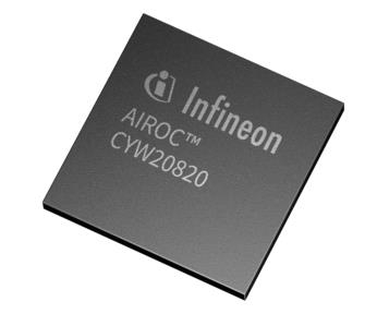 英飞凌推出AIROC™ CYW20820蓝牙®和低功耗蓝牙®片上系统，实现灵活、低功耗及高性能的连接