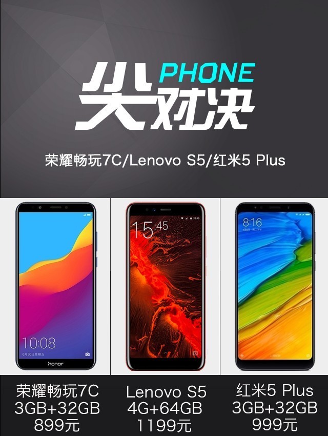 联想、小米、荣耀千元级手机性能对比评测