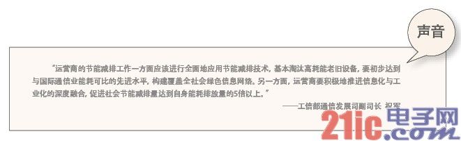 “十二五”通信业节能目标出炉 “硬指标+软目标”双管齐下