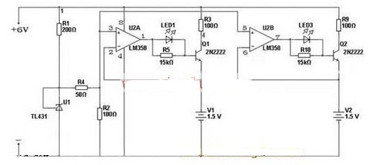 lm358设计的充电器电路