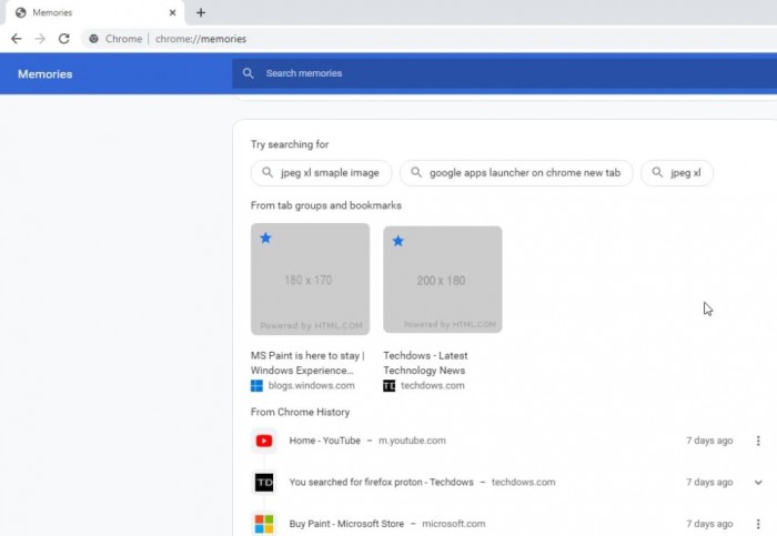Chrome Canary新增“记忆”功能可完整回顾浏览器的使用记录