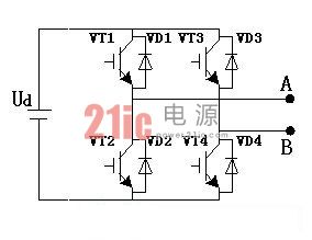 图2 功率单元逆变部分电路图