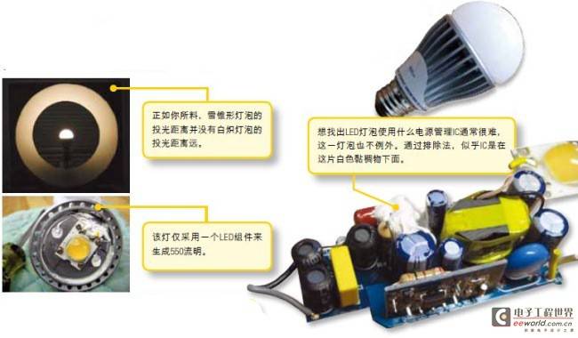 三星在40W LED灯的内部替换了什么?