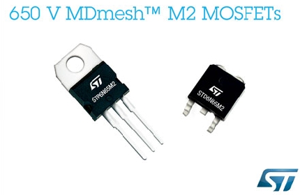 ST的新650V超结MOSFET提升能效和安全系数