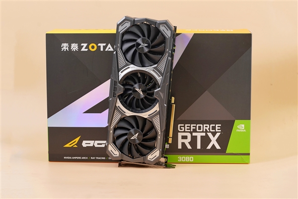 12GB显存加持！索泰RTX 3080 12G6X PGF OC显卡图赏