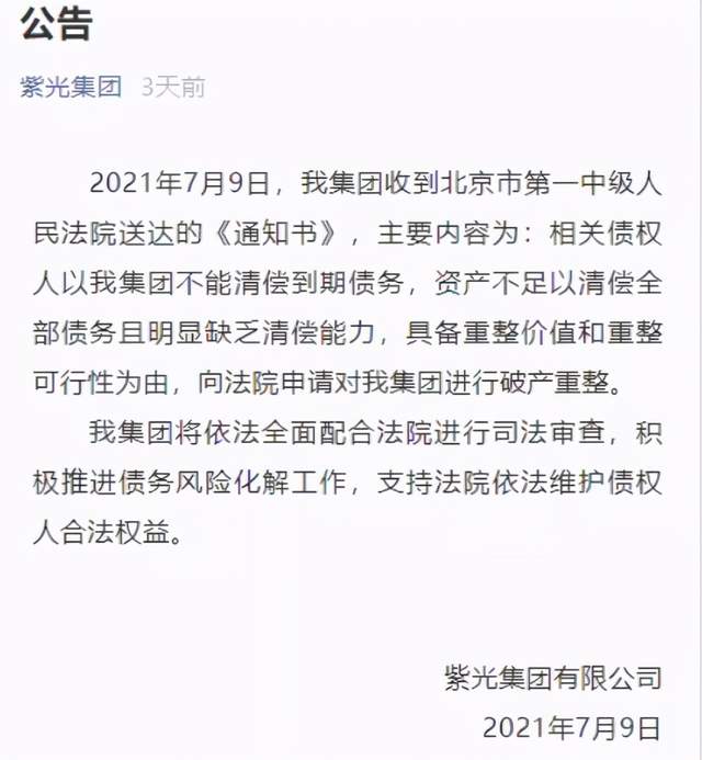 紫光破产重组的启示：造芯难，赚钱更难