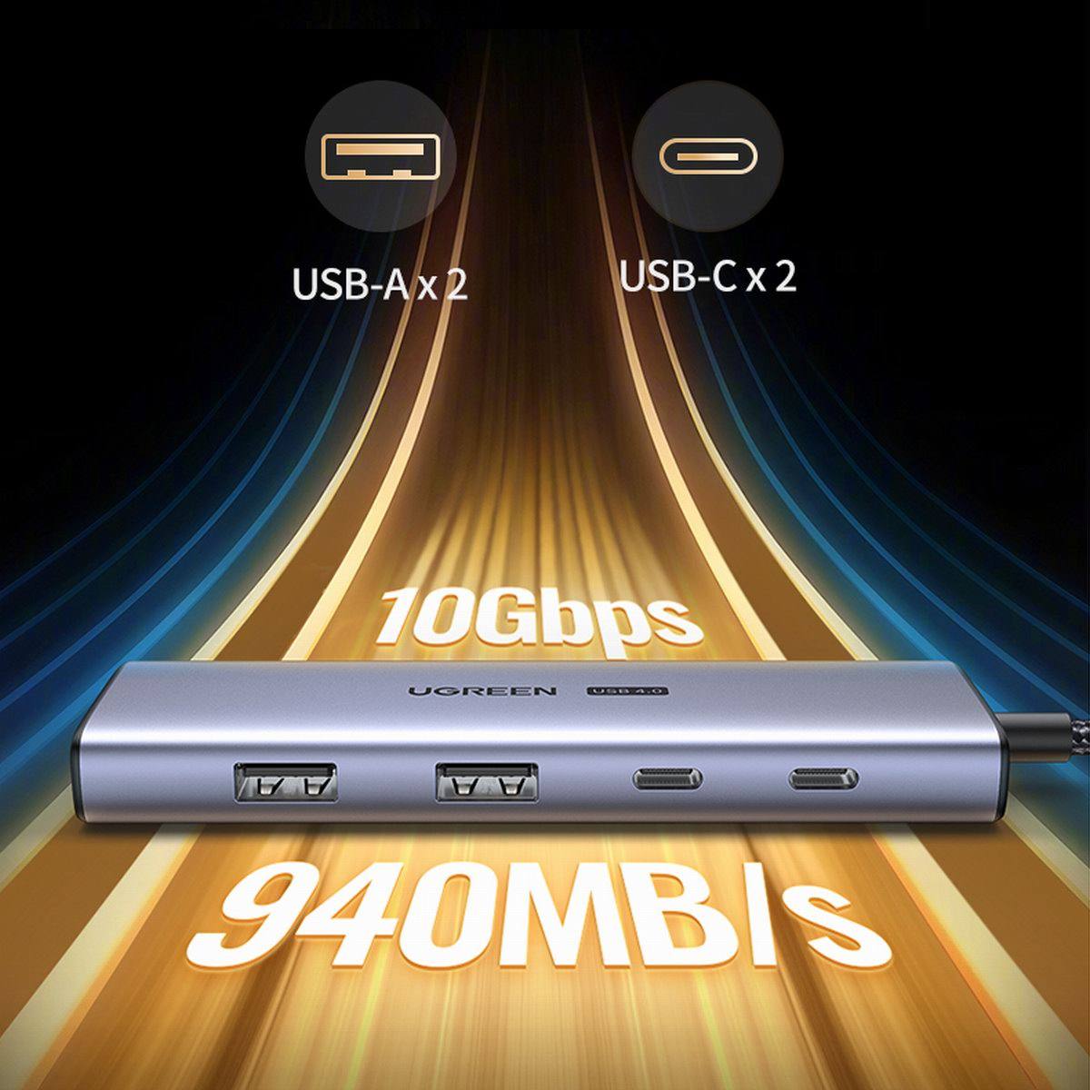 绿联推出USB4扩展坞,支持8K超高清视频传输-充电头网