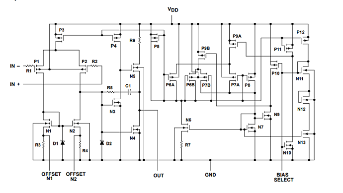 TLC271B是单路、16V、2MHz、2mV 失调电压、In 至 V- 运算放大器