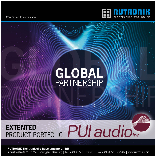 实现更多创新音频应用设计：儒卓力和 PUI Audio扩展特许经营