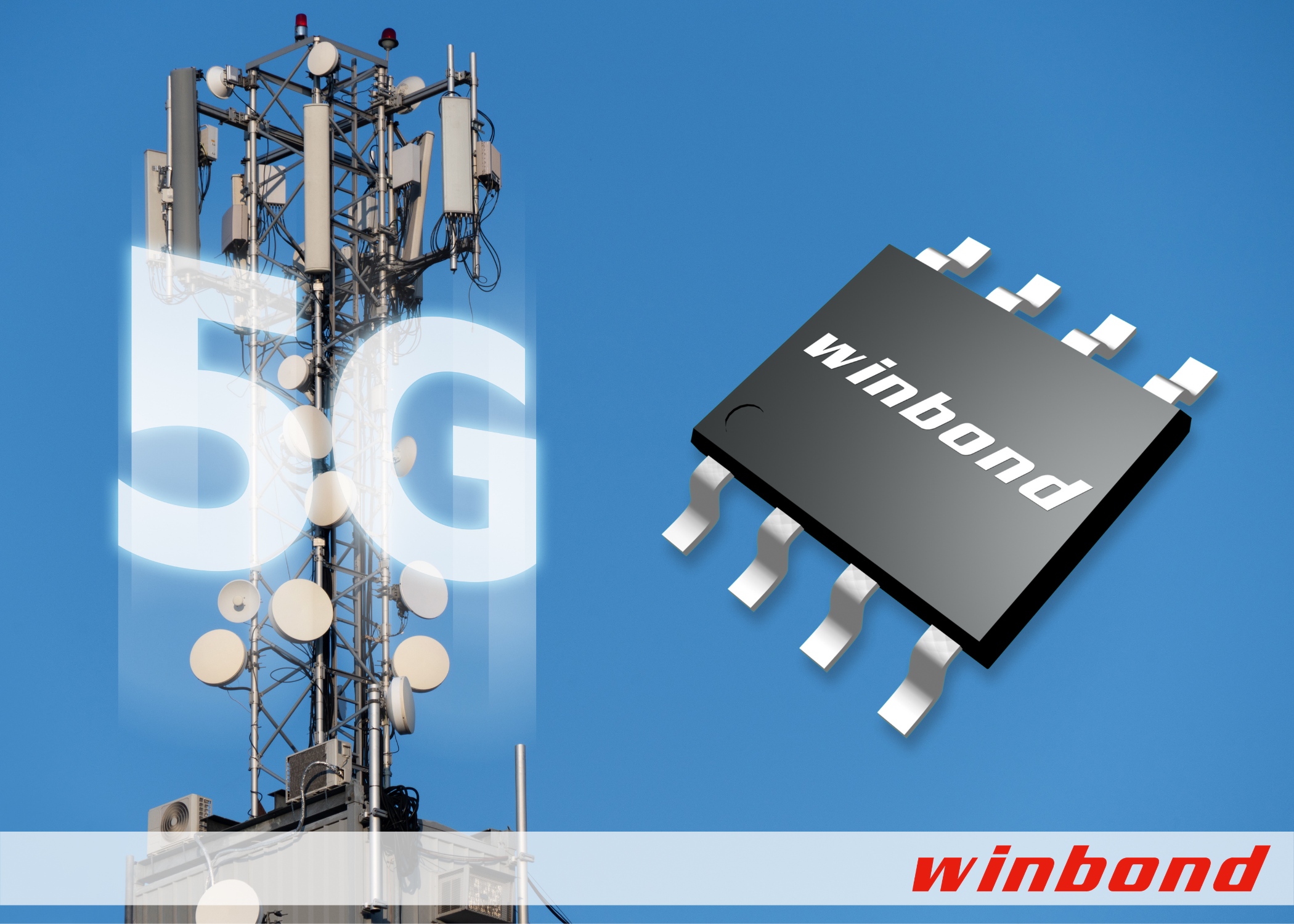 华邦推出全新1.8V 512Mb SPI NOR Flash，助力5G、云端应用等多个市场