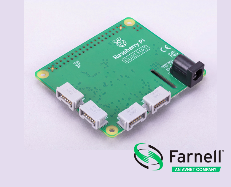 e络盟即将发售Raspberry Pi Build HAT全新配件和电源