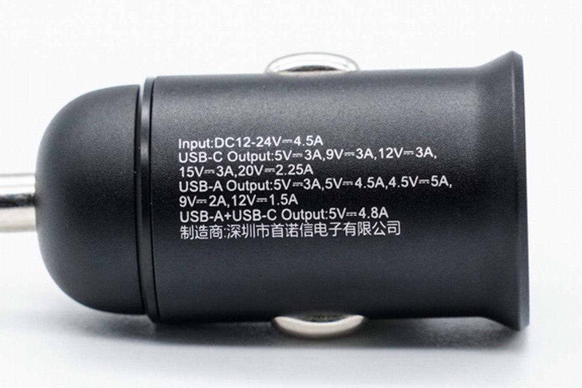GaN技术进入车充领域,首诺信推出两款氮化镓车载充电器-充电头网