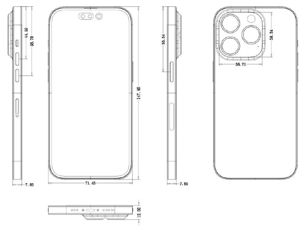 iPhone 14 Pro系列新爆料：这次有了具体机身尺寸