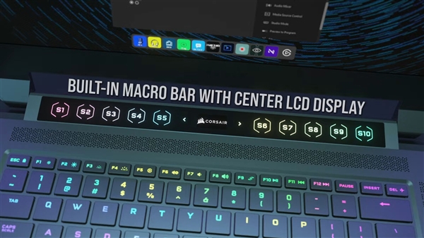 苹果“触控栏”灵魂附体！海盗船杀入游戏本：AMD 3A卖2万