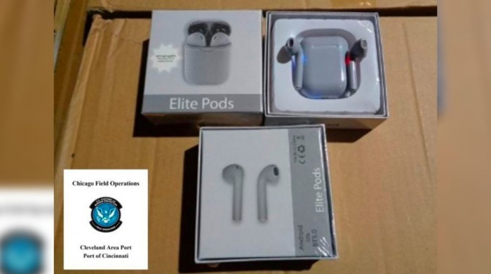 美国海关在辛辛那提查获价值超700万美元的假冒AirPods