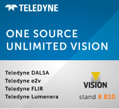 Teledyne 将在Vision 2021展览会中展示全面的工业和科学成像技术