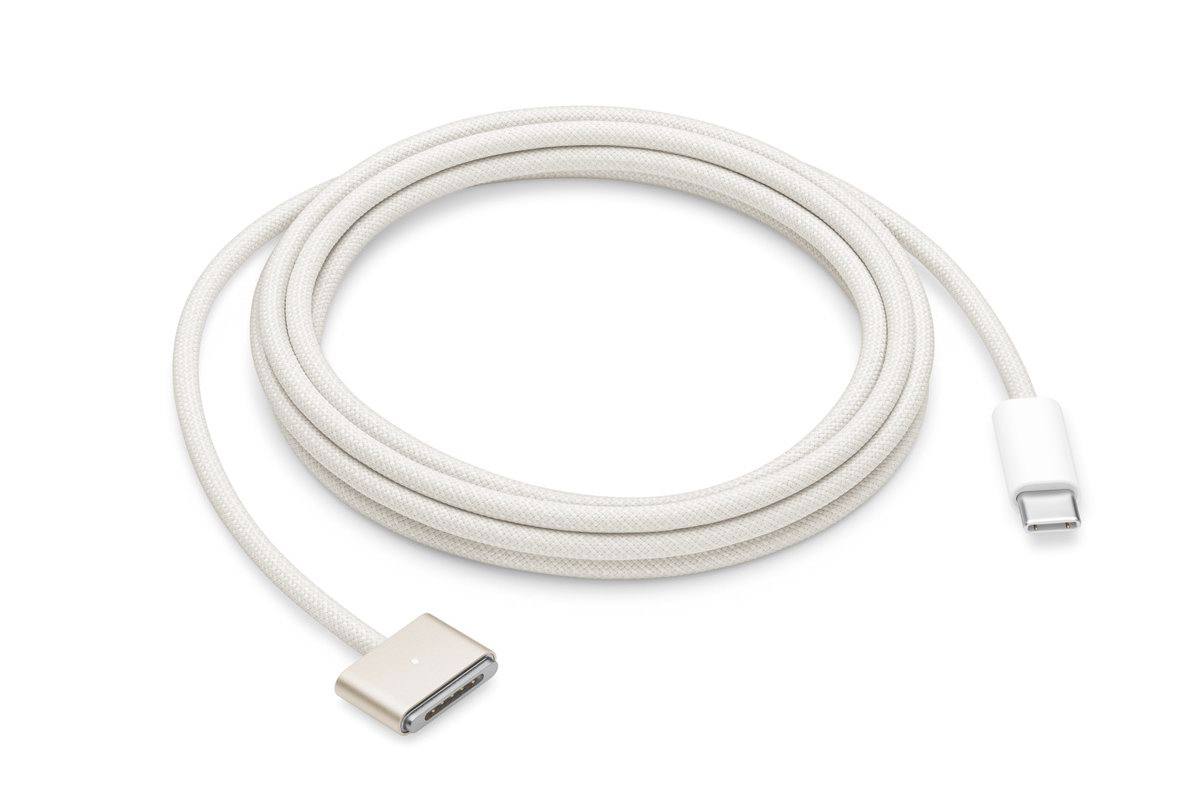 苹果推出多彩MagSafe3磁吸充电线,340元一根四色可选-充电头网
