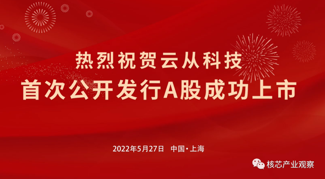 “AI四小龙”科创板第一股云从科技上市！首日开盘大涨56.15%