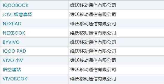 vivo已申请笔记本和平板电脑商标 含iQOO Pad与Book