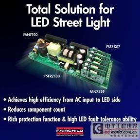 一款高能效的LED路灯照明解决方案