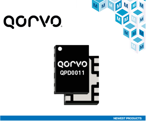 贸泽备货Qorvo QPD0011 GaN-on-SiC HEMT 赋能4G和5G通信应用