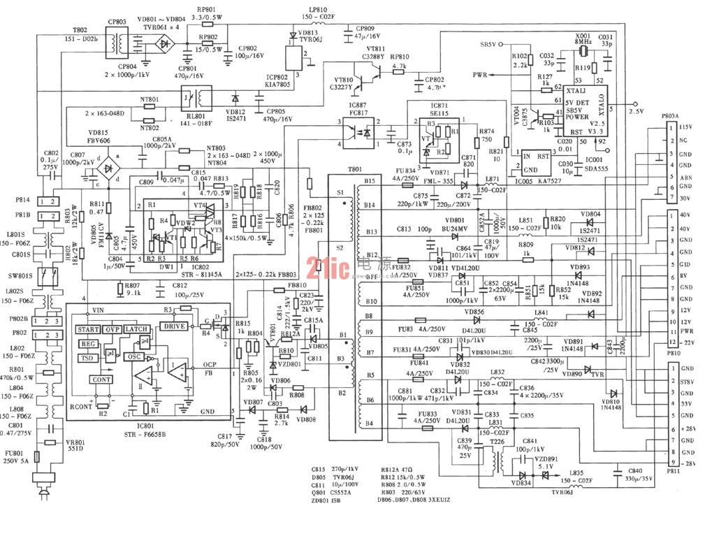 LG PT-48A82背投彩电电源电路图.jpg