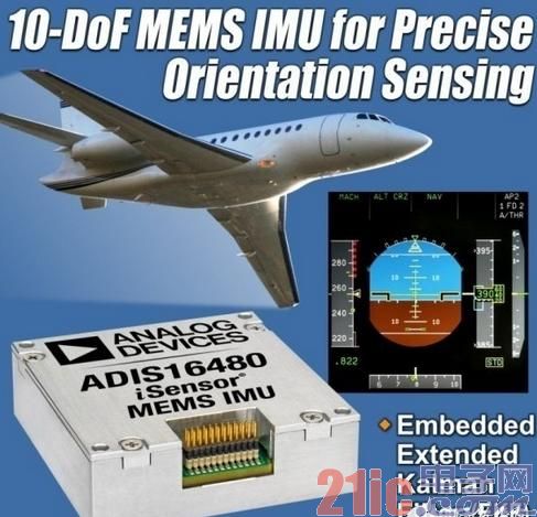 ADIS16480:10自由度高精度MEMS IMU