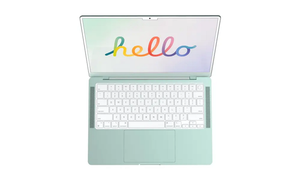 苹果全新MacBook Air高清渲染图来了：刘海屏设计、7种配色可选