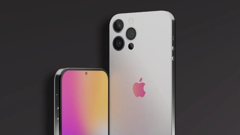 iPhone 14 Pro渲染：相机模块不凸起 打孔前摄 圆形音量按钮回归