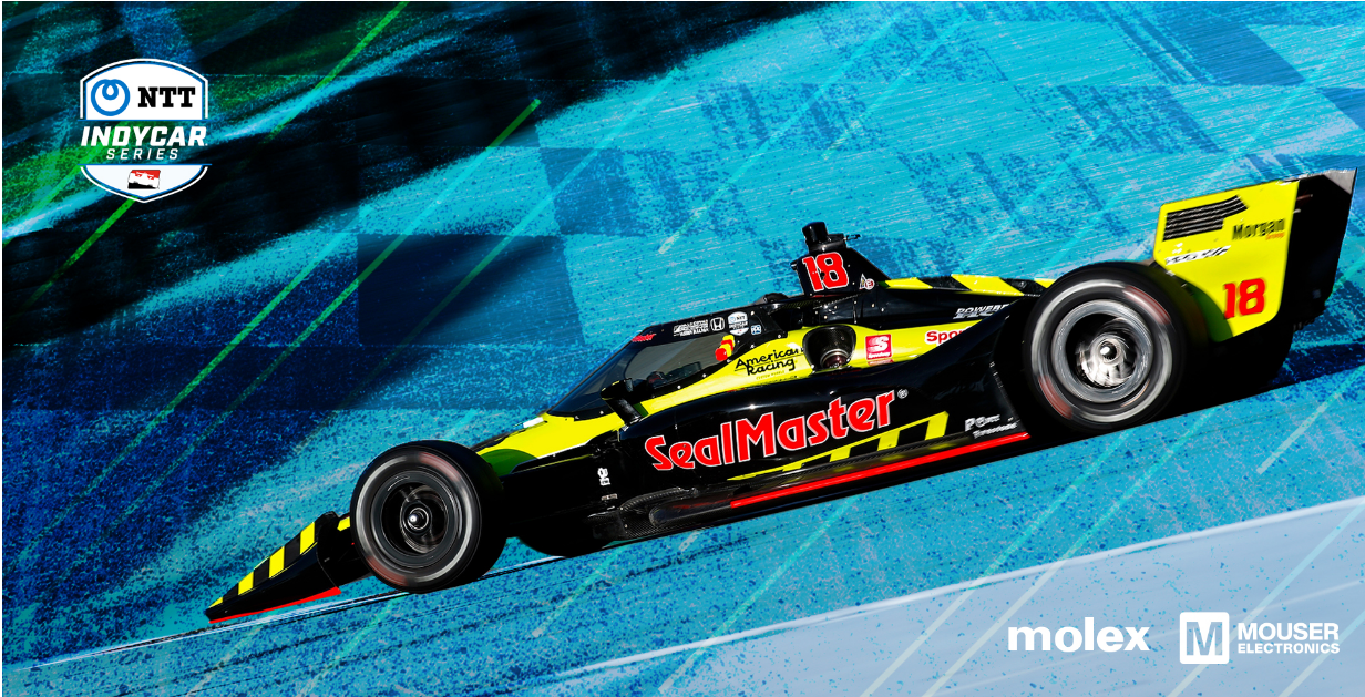 贸泽与Molex共同赞助Dale Coyne Racing 车队的整个2021 IndyCar赛季
