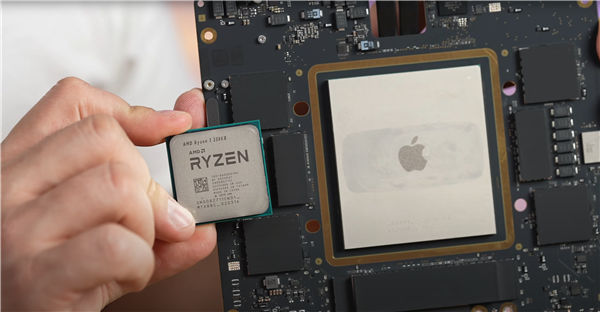 苹果M1 Ultra真容首曝：庞然巨物！AMD锐龙都成了“小弟”