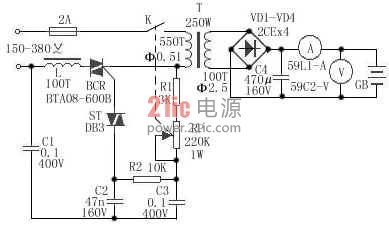 简易自动断电电池充电电路
