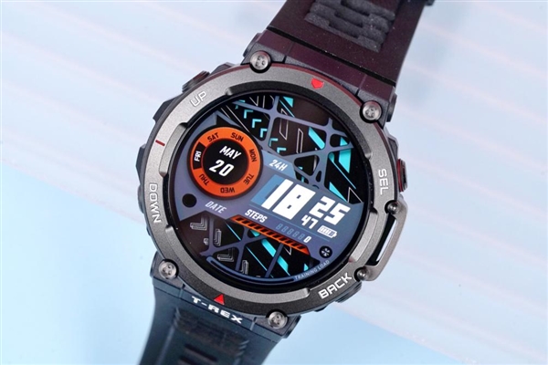 -30℃也能用的户外旗舰手表！Amazfit跃我T-Rex 2图赏