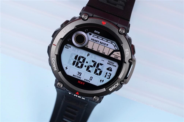 -30℃也能用的户外旗舰手表！Amazfit跃我T-Rex 2图赏