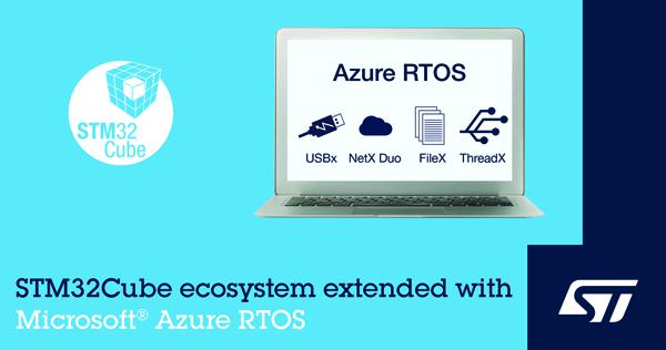 意法半导体STM32全系产品部署Microsoft Azure RTOS开发包