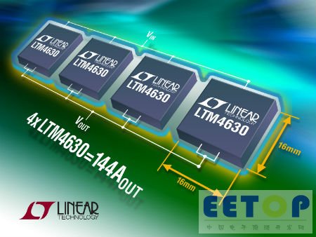 Linear 推出双输出 18A 或单输出 36A DC/DC