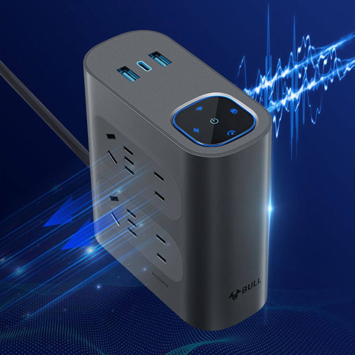 公牛推出净化电源插座,滤波防雷,支持20W PD快充-充电头网