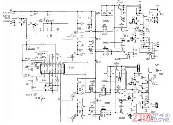 基于BIT3106的高压板电路