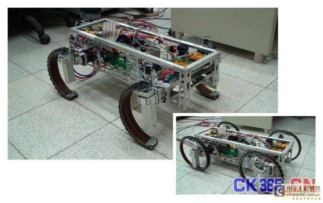 使用LabVIEW和CompactRIO开发腿轮混合式移动机器人