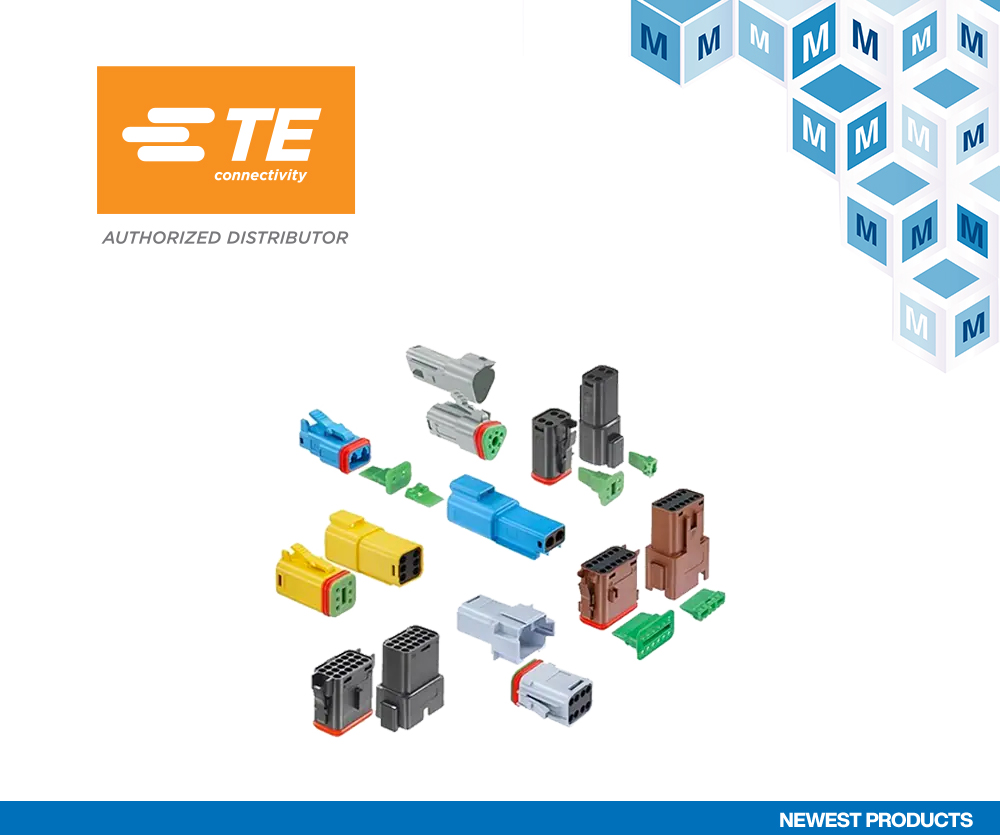 贸泽开售TE Connectivity DT-XT密封连接器系统适用于要求严苛的商用汽车