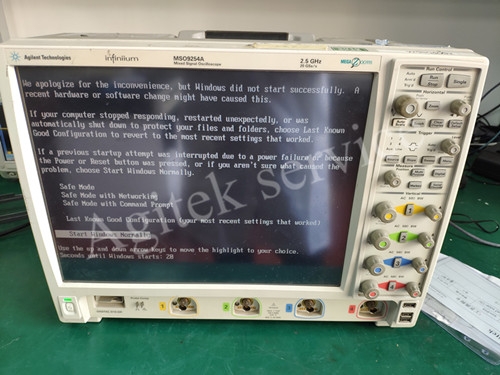 是德MSO9254A示波器维修自动断电关机故障案例
