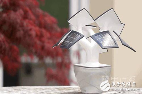 这棵神奇的树不开花不结果，但会充电还可以照明