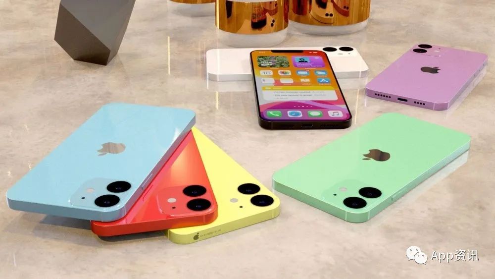 5.4 英寸 iPhone 12 概念欣赏,多种配色