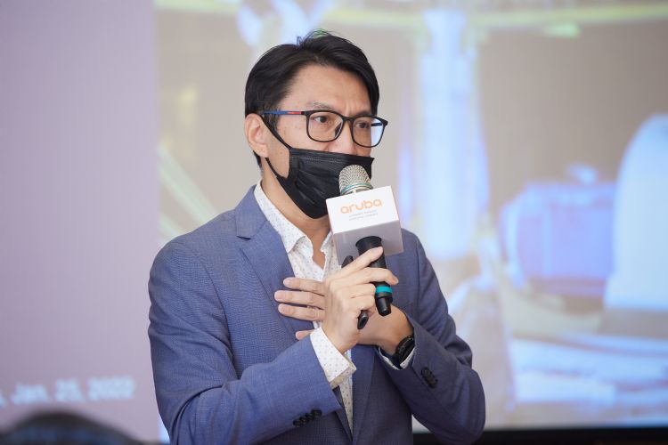 Aruba台湾暨东南亚新兴市场总经理许佳树。李建梁摄