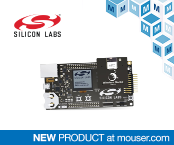 贸泽电子备货用于网状网络设计的 Silicon Labs xGM210P无线Gecko模块入门套件