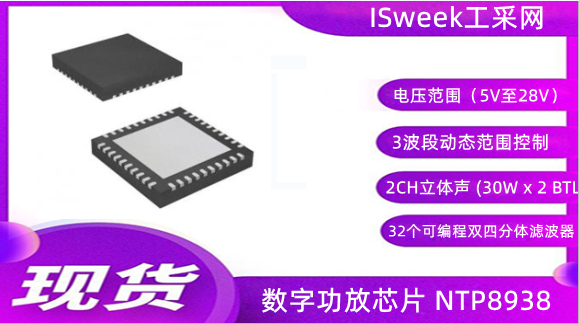 韩国NF 数字功放芯片 - NTP8938概述
