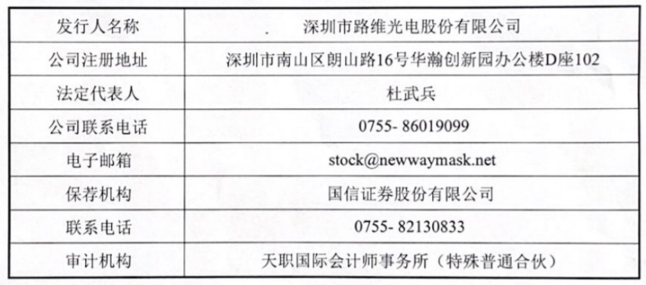 路维光电拟首次公开发行股票并在境内证券交易所上市